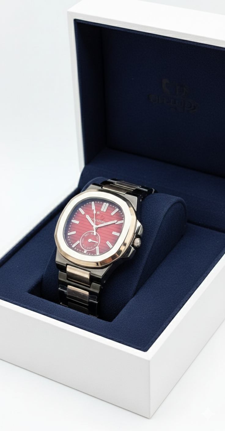 CD-Collection Luxury Watch with Chronograph Function