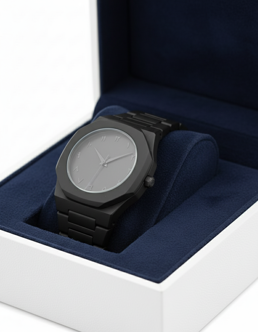 Aura - Sleek Black Watch