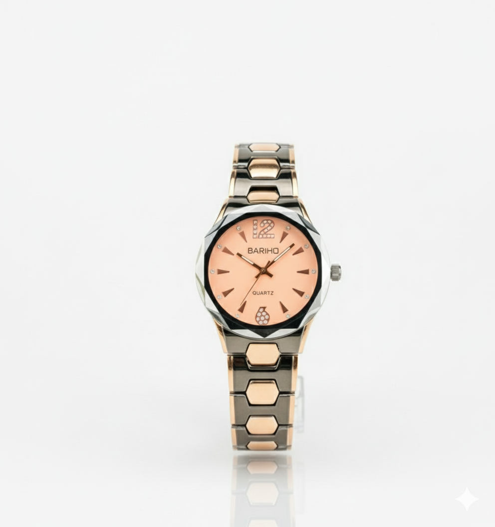BARIHO-Elegant Couple's Quartz Watch Set