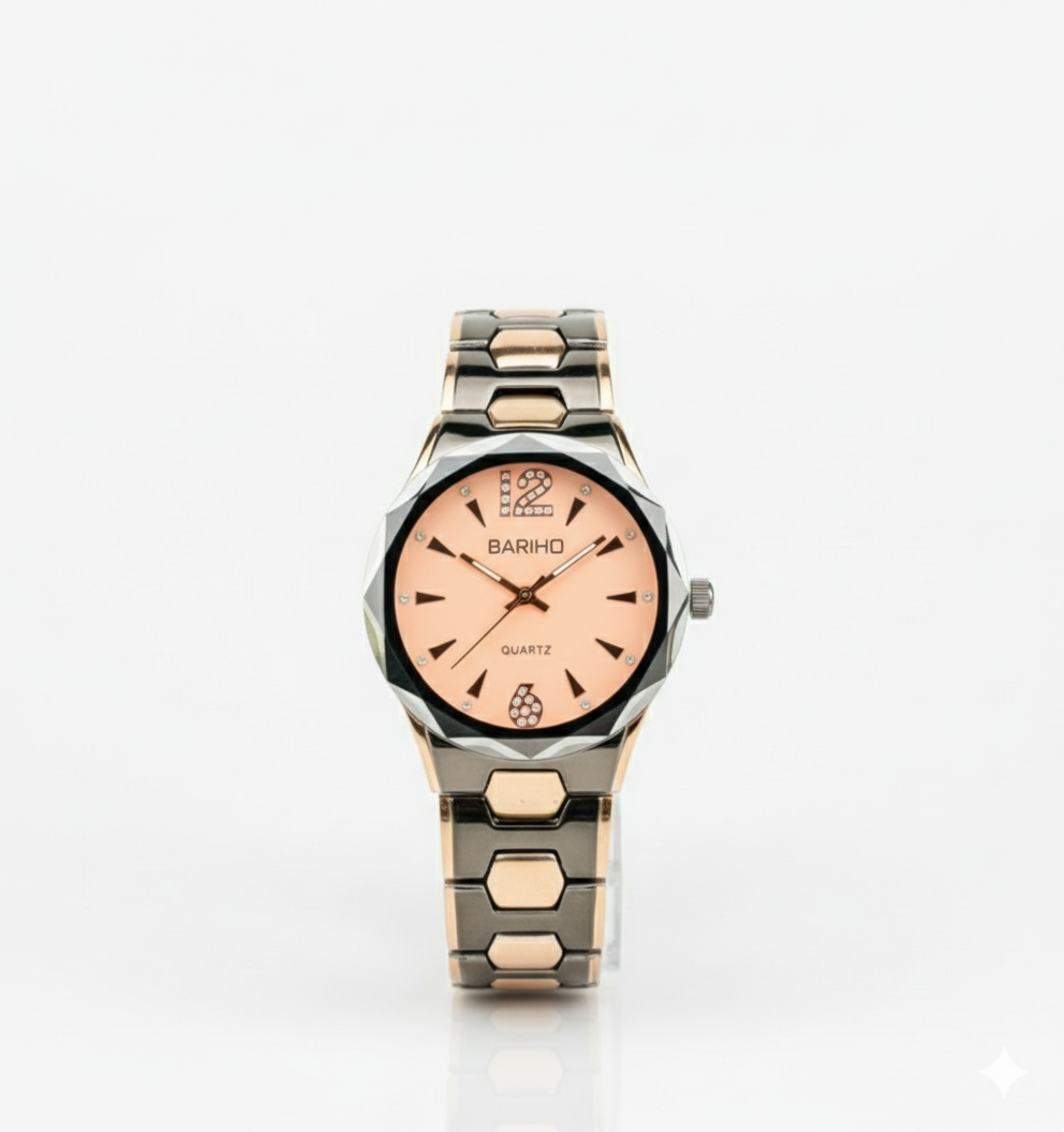 BARIHO-Elegant Couple's Quartz Watch Set