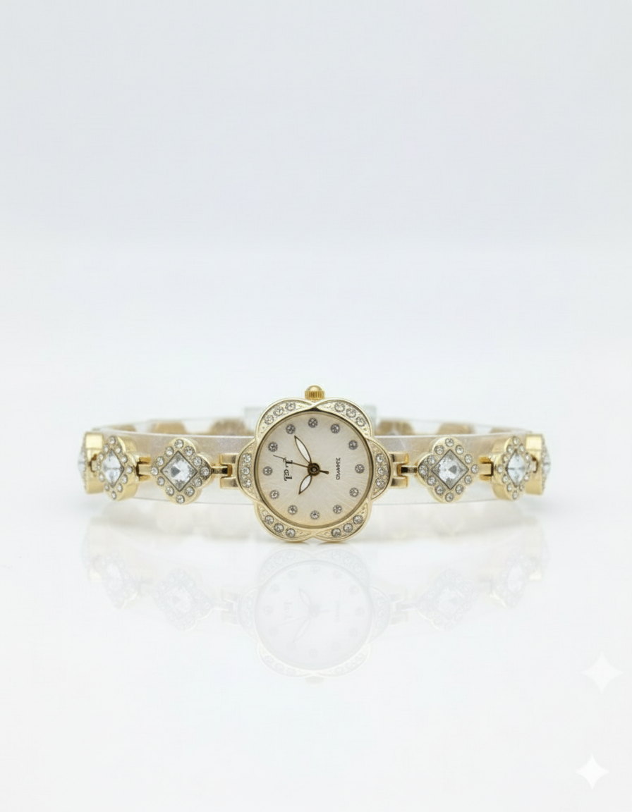 FT-Elegant Gold Bracelet Watch