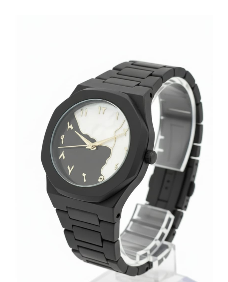 Elegent Black-White  Aura Watch
