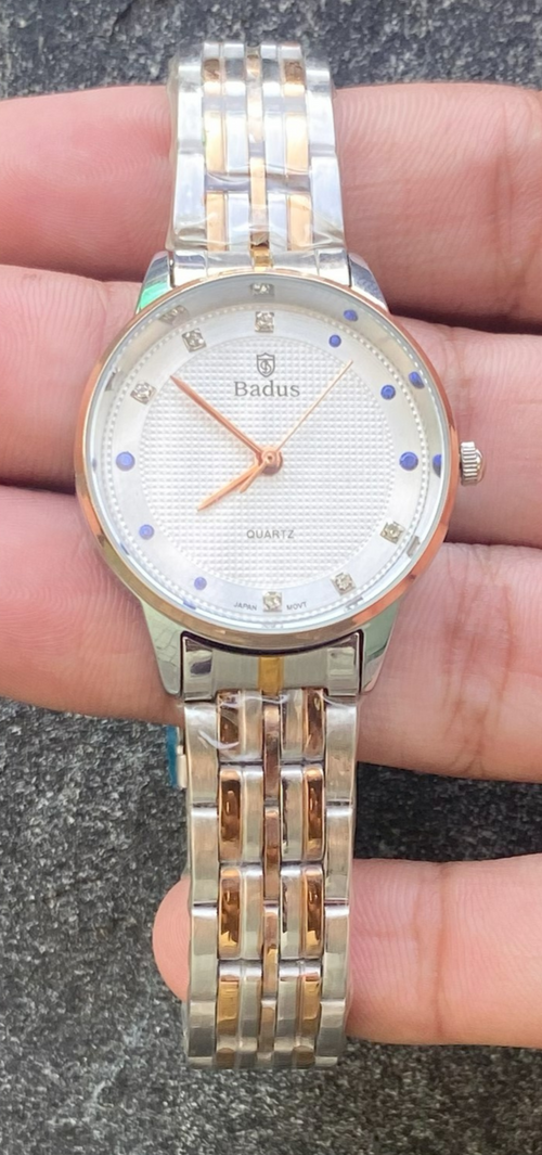 Badus Luxury Quartz Watch – Two-Tone Stainless Steel