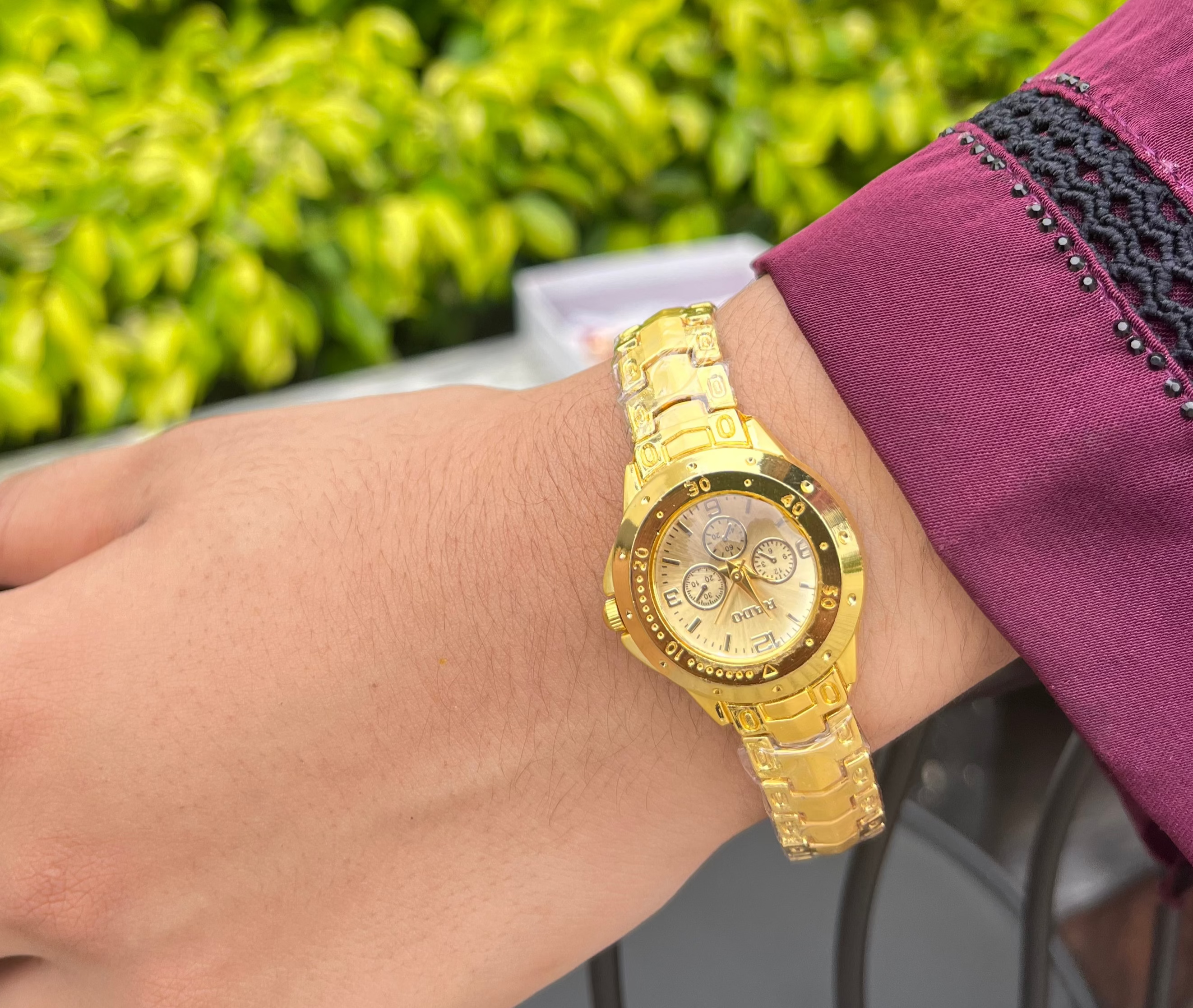 RADO- Luxurious Gold Chronograph Watch