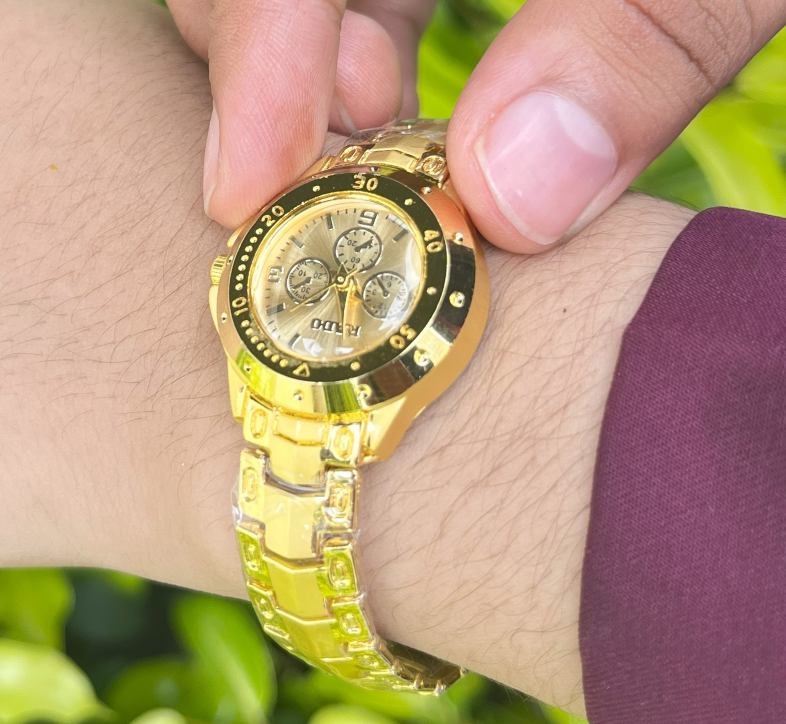 RADO- Luxurious Gold Chronograph Watch