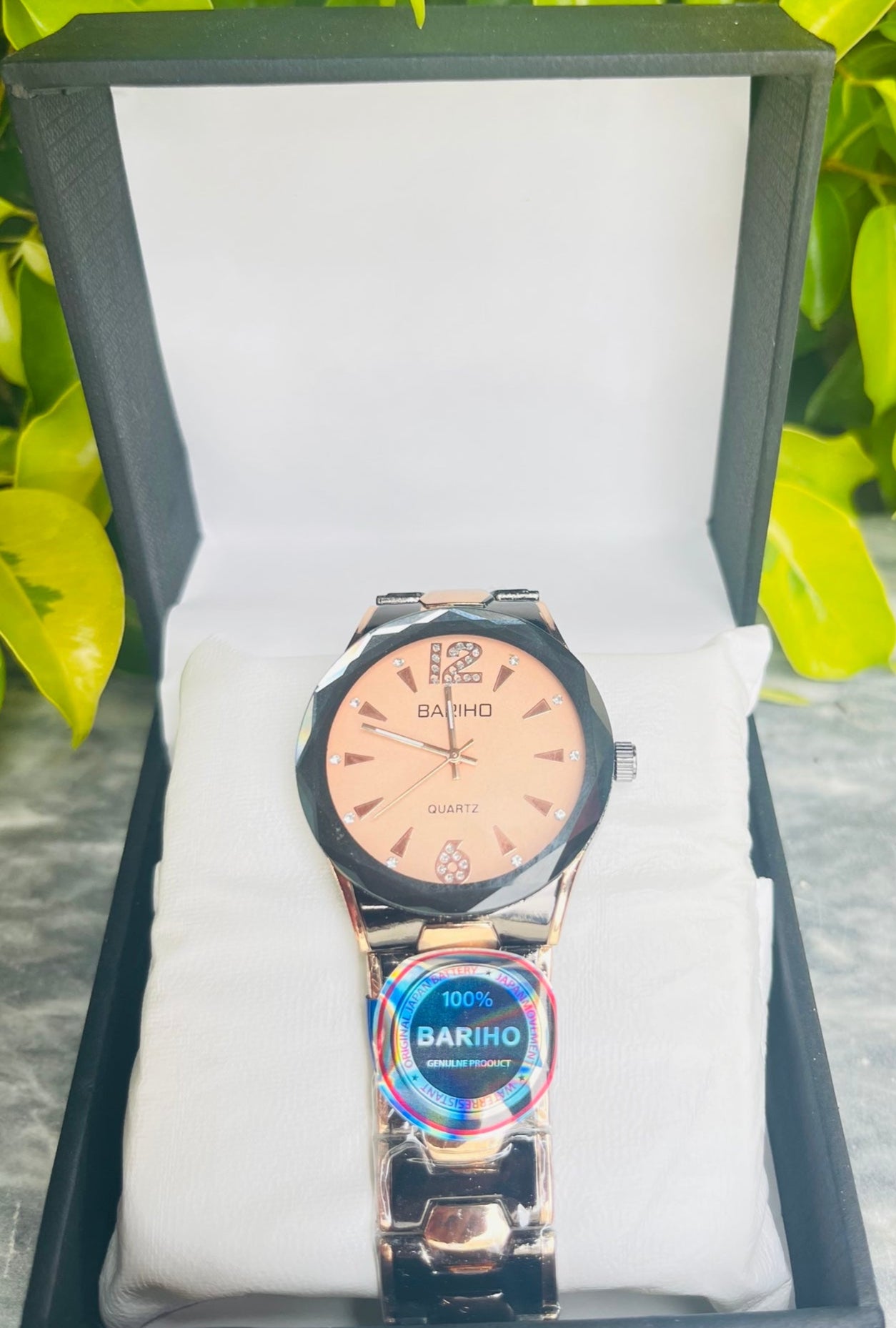 BARIHO-Elegant Couple's Quartz Watch Set