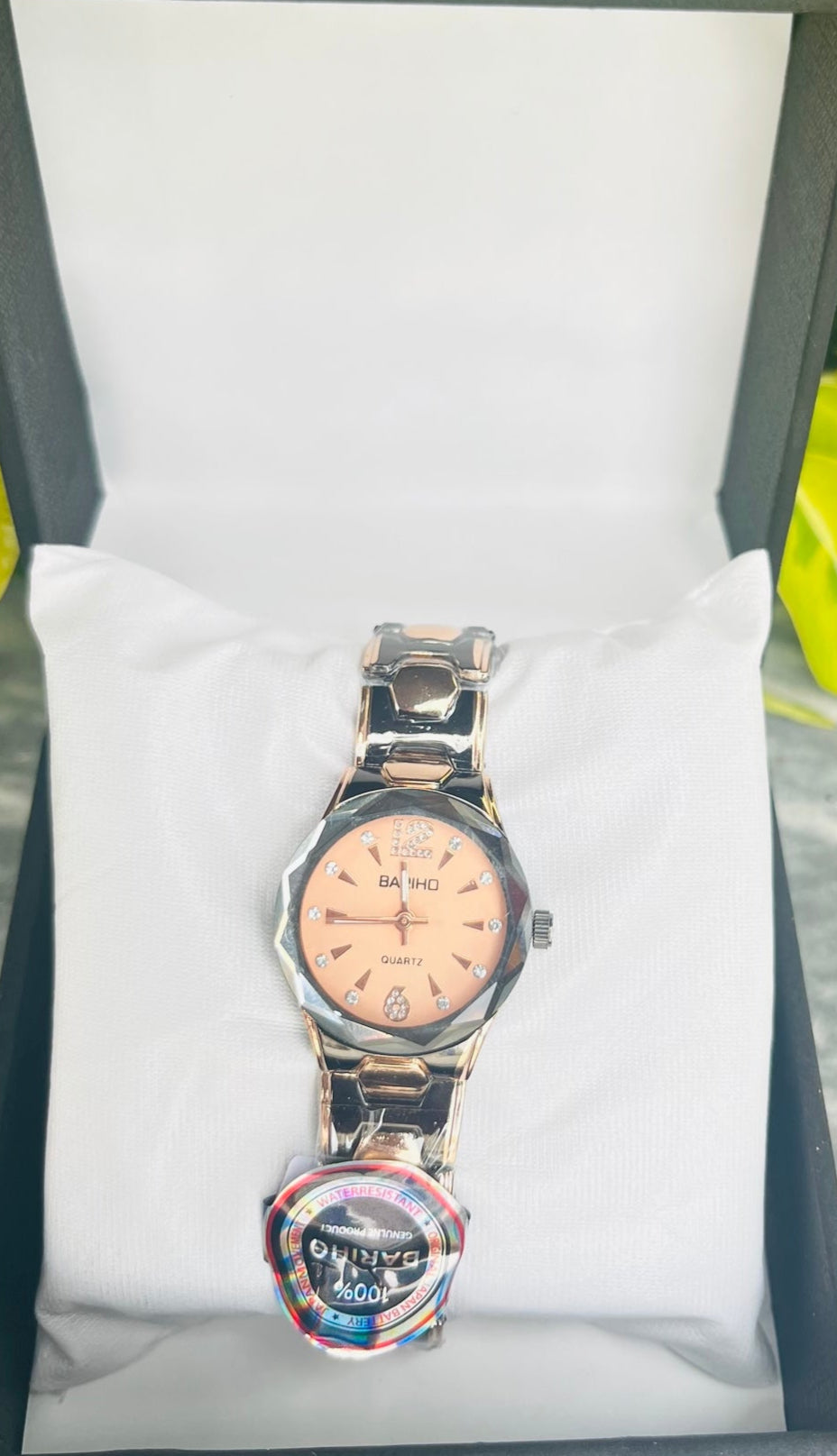 BARIHO-Elegant Couple's Quartz Watch Set