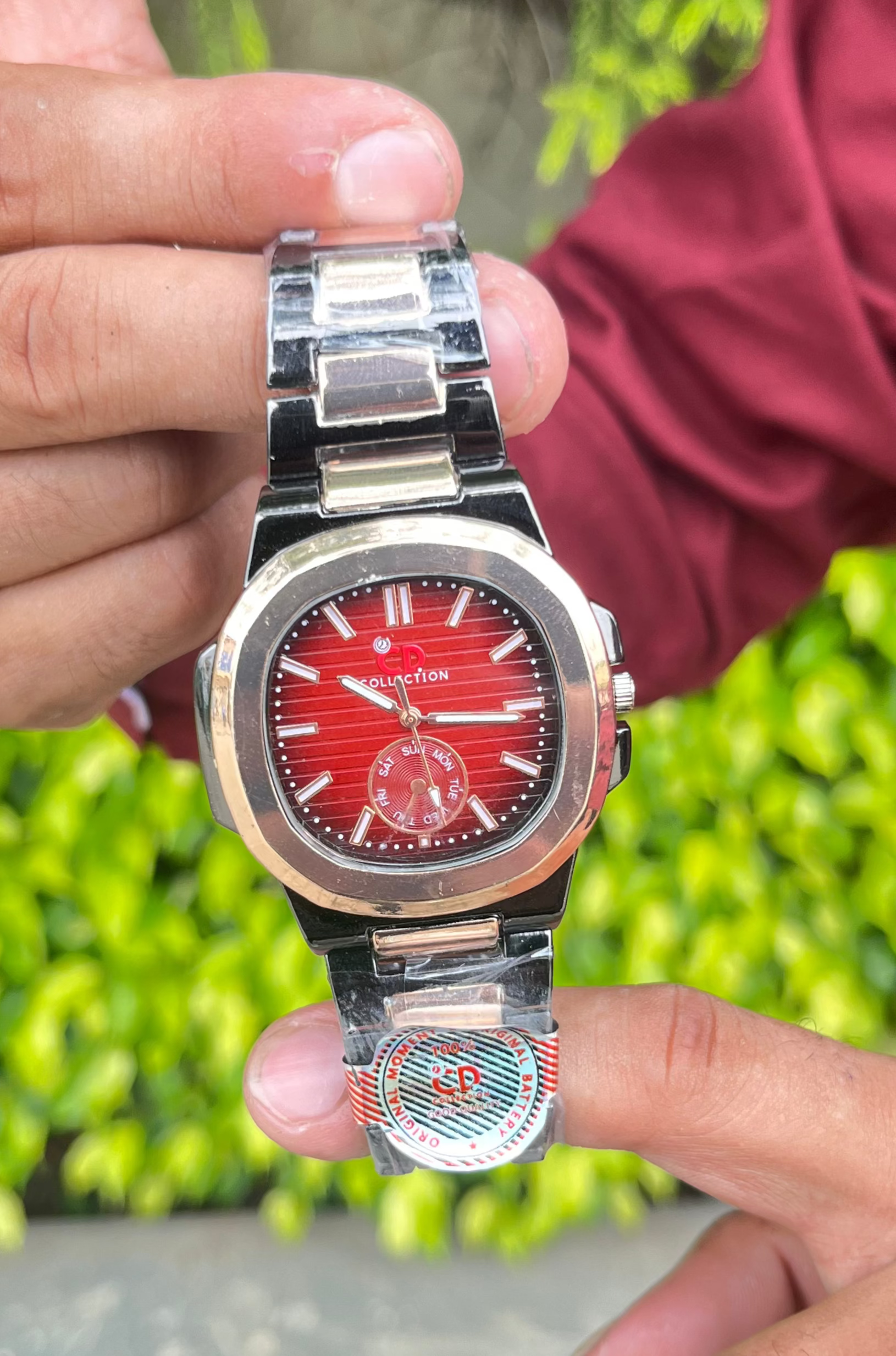 CD-Collection Luxury Watch with Chronograph Function