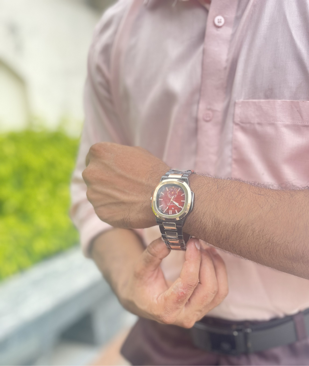 CD-Collection Luxury Watch with Chronograph Function